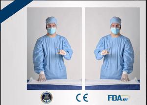 Wholesale Eco Friendly Disposable Non Woven Isolation Gown With Fluid Resistance from china suppliers