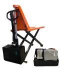 1500kg Manual Scissor Lift Tables Scissor Hand Pallet Truck Lifting Height 31