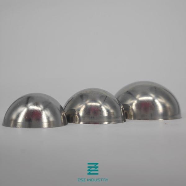 Handrails Size Variety 42.4mm End Caps Dome for Polish Surface Treatment
