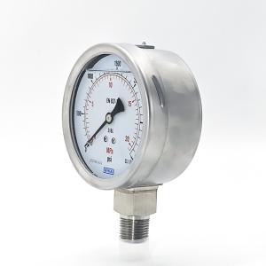 Wholesale Original 100mm Stainless Steel Manometer Glycerin Filled Pressure Gauge from china suppliers
