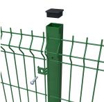 Galvanized Steel 3D Curved Security Welded Fence Panels 50x200mm 50x150mm