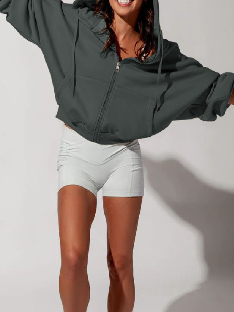 Custom Sustainable Women's Streetwear Hooded Sweatshirt with Viscose Fiber Fabric
