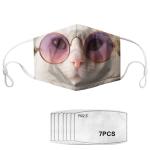 Animal Printted PM2.5 Anti Dust Face Mask