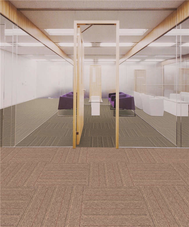 LEVEL LOOP PP with PVC CARPET TILE FOR COMMERCIAL ROOM OR OFFICE