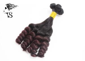 Wholesale 100% Brazilian Virgin Burgundy Ombre Human Hair Extensions Weft Aunty Funmi Style from china suppliers