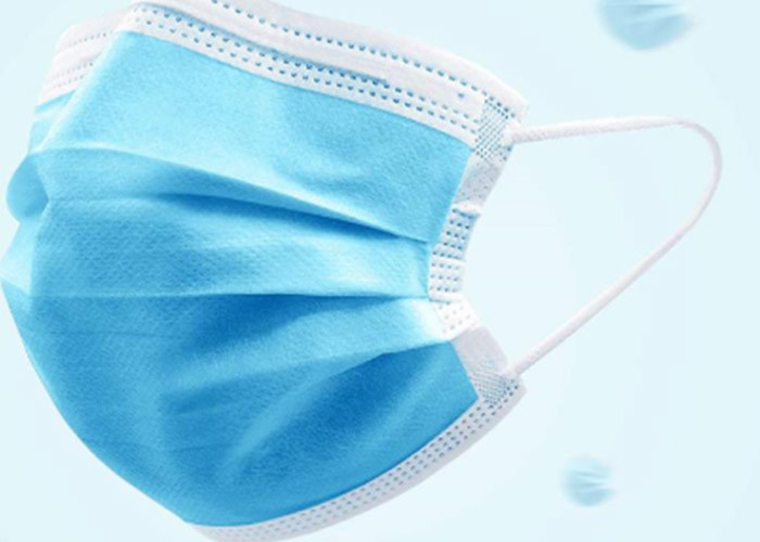 Non Woven Medical Mouth Mask 3 Ply Antibacterial Disposable Mask Anti Dust