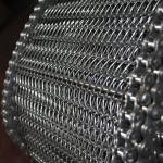 Flat Wire Belt Stainless Steel Wire Spiral Mesh Belt For Food