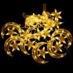 Christmas Lights Led 3.5M Curtain String Light Garland Star Moon 220V/110V Fairy