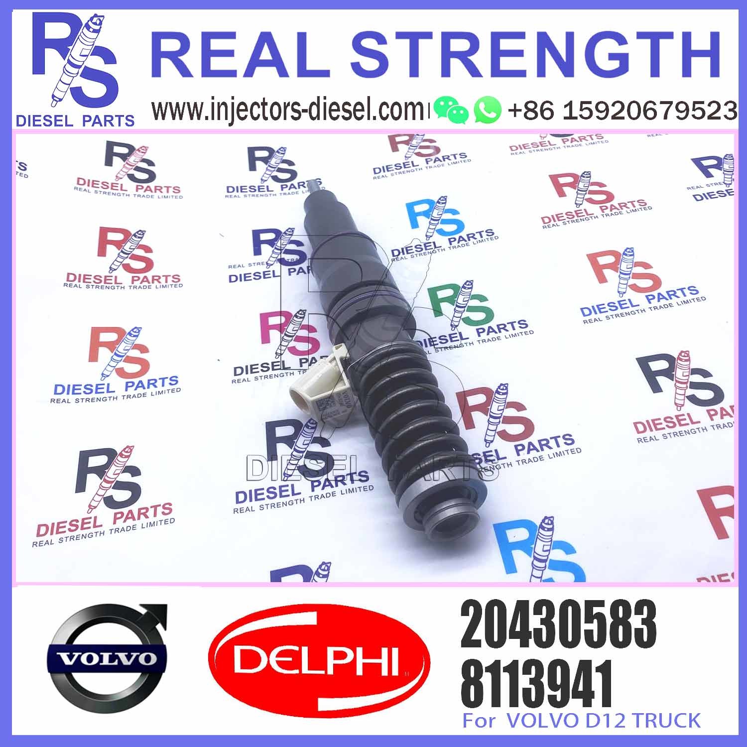 Diesel Engine Fuel Injector 20430583 21582096 For V-O-L-V EC360B EC460B Diesel Engine