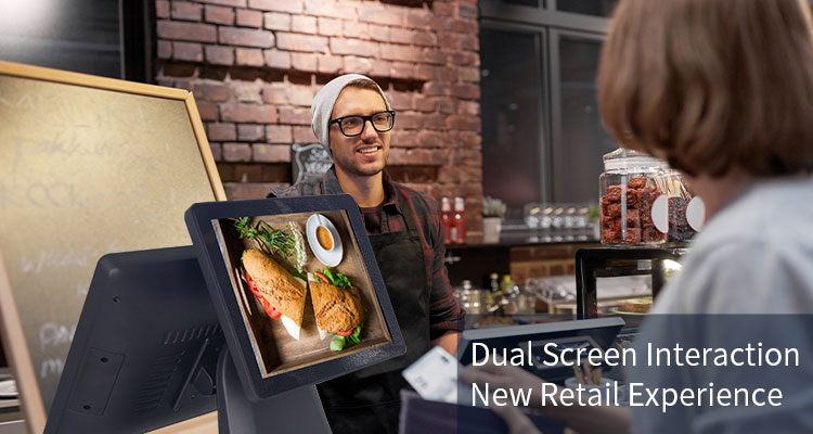 Aluminum Alloy Based POS Machine with RK3566 Quad core 2 16 CPU and Win System Support