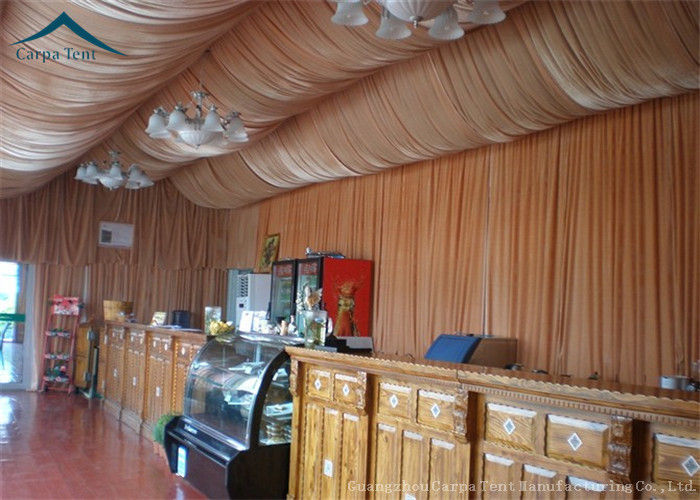 Unique Features Large 5m By 5m Party Tent With Gorgeous Decoration Manufactured In Guangzhou