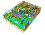 Fiberglass Slide Kids Indoor Playground Equipment 14m Width With Toddler Area