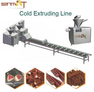 Wholesale Cold Extrusion Pet Food Extruder Machine / Dog Treat Making Machine from china suppliers