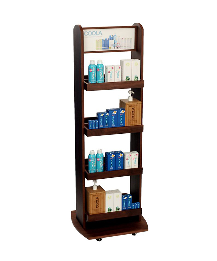 Hot Selling Supermarket Double-side Wine Bottle Display Rack Floor Wine Display Stand With Custom Logo
