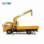 Small Hydraulic 3 Ton Truck Mounted Crane For Construction Lifting