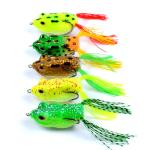 5 Colors 5.70CM/14g Frog Lure Mullet Snakehead Fish Bait Longer Shot Fishing