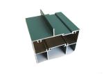 6063 Alloy Aluminum Sliding Window Frame Green Powder Coating