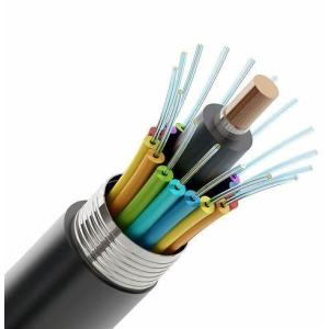 China Single Mode Direct Buried Fiber Optic Cable for Long Distance Communication on sale