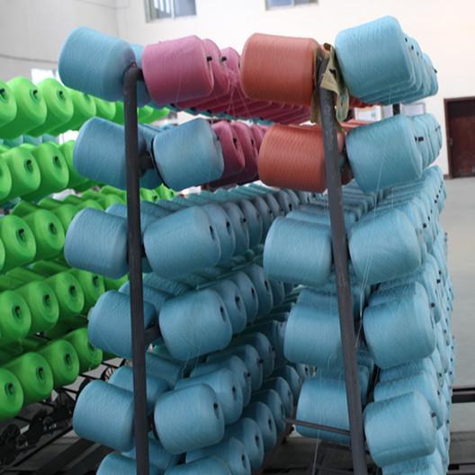 Dyed Polyester Yarn 40 / 2 100% Polyester Spun Yarn For Industrial Sewing