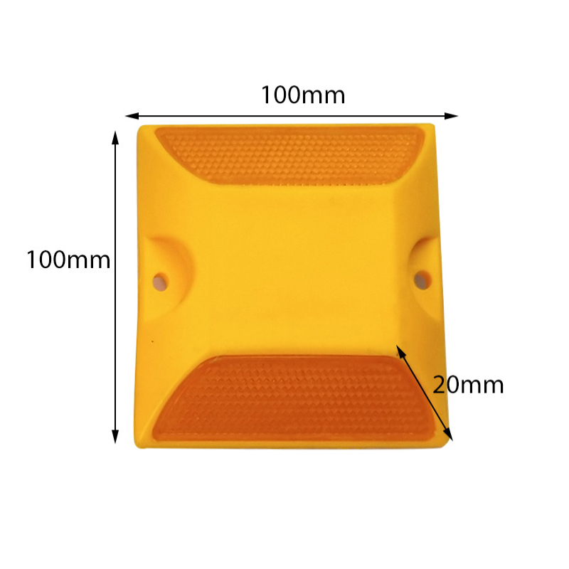 Road Stud Reflector for Road Safety Long-lasting Plastic Highway Reflector