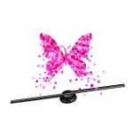 Store Advertising Campaign LED 3d Holographic Display Fan