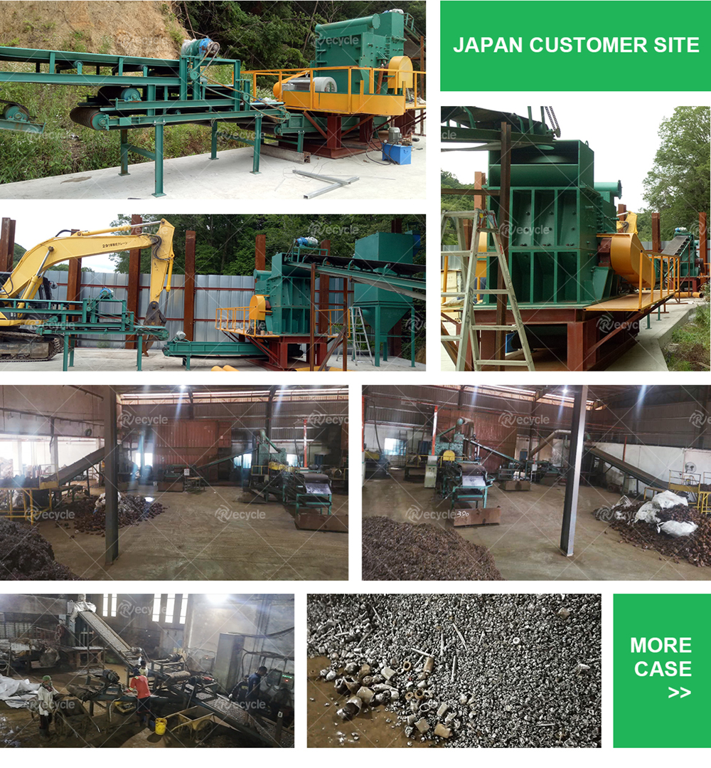 Manufacturing Plant Hammer Mill Industrial Shredder Metal Crusher Recycle Machine