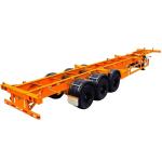 Shandong Juyuan 20ft 40ft Skeleton Chassis Container Semi Trailer Sturdy Steel