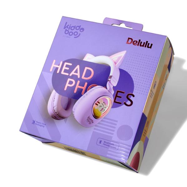 Custom Recycled Cardboard Wireless Headphone Packaging Box 3x3x3cm