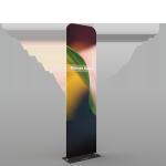 Telescopic Fabric Advertising Exhibition Backdrop Stand Outdoor Retractable
