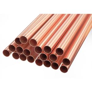 Wholesale 6mm 8mm OD Soft Copper Pipe Pure Copper Tube ASTM C10100 C10200 C10300 C10400 C11000 from china suppliers