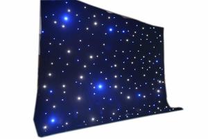 Wholesale Twinkling LED Stage Backdrop Single Color Star Cloth Lighting Cloth Drop from china suppliers