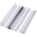 Transparent 8-12mm Shower Door Seal Strip Environmental Co-extruded PVC for