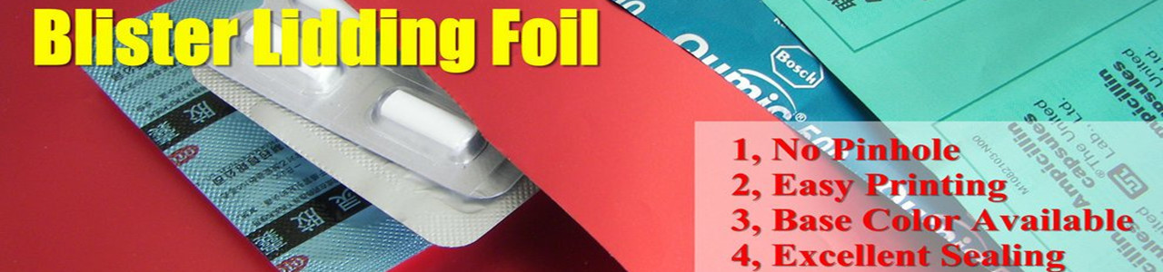 20MIC or 25MIC or 30MIC PTP Aluminum Blister Foils / Blister Lidding Foil For Capsules