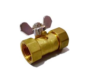 Wholesale DN15 Female Brass Ball Valve With Butterfly Handle from china suppliers