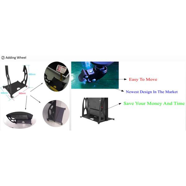 Moveable Indoor Digital Poster Display Stand Video Screen P2.5 P3 For Stores