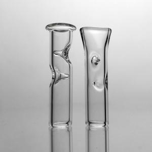 Wholesale Pocket Size Glass Bongs Accessories 7mm Od Mini Glass Filter Tips Flat Mouth from china suppliers