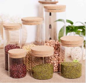 Wholesale Cork Top Glass Jars,food grade glass from china suppliers