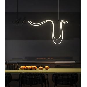 Wholesale Nordic Designer Long Arc Lamp Spotlight chandelier dining room Bar Minimalism Chandelier(WH-MI-391) from china suppliers