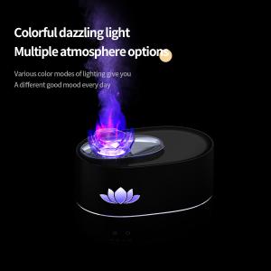 Wholesale ABS material Fire Flame Humidifier 12W 350ml With Timing from china suppliers