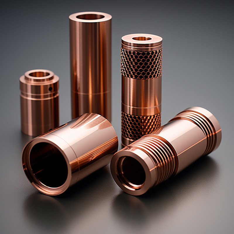 Micro Machining CNC Copper Parts , CNC Turning Machining Parts OEM