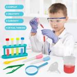 Scientist Costume For Kids Lab Coat With Science Experiment Kit Dress Up &