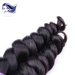 Double Wefted Human Hair Extensions 24 Inch , Virgin Peruvian Hair Bundles