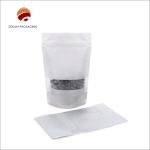 Eco Friendly Kraft Paper Bag with Gravure Printed Matt Surface Food Packaging