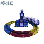 Theme park coin operated track railway train EPARK cost effective electric kids