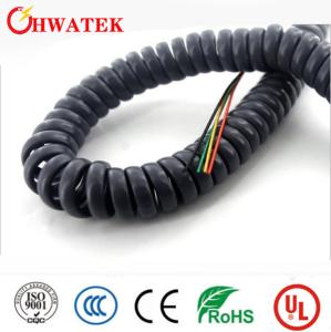 Wholesale UL Coiled Spiral Industrial Flexible Cable Retractable from china suppliers