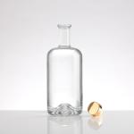 700ml 750ml 1000ml Gin Whiskey Liquor Glass Bottle with Aluminum Plastic PP
