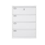 Cold Rolled Steel Four Drawers Storage Cabinet Cyber Lock Lateral Metal