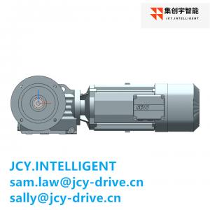 Wholesale 3HP Helical Bevel Gear Motor Reducer 5.5KW Output Shaft High Efficiency from china suppliers