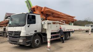 Wholesale Anti Overswing Used Concrete Pump 47meters 5 Boom Diesel Engine from china suppliers
