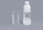 25ml 30ml Plastic Lotion Airless Bottle For Cosmetic Packaging